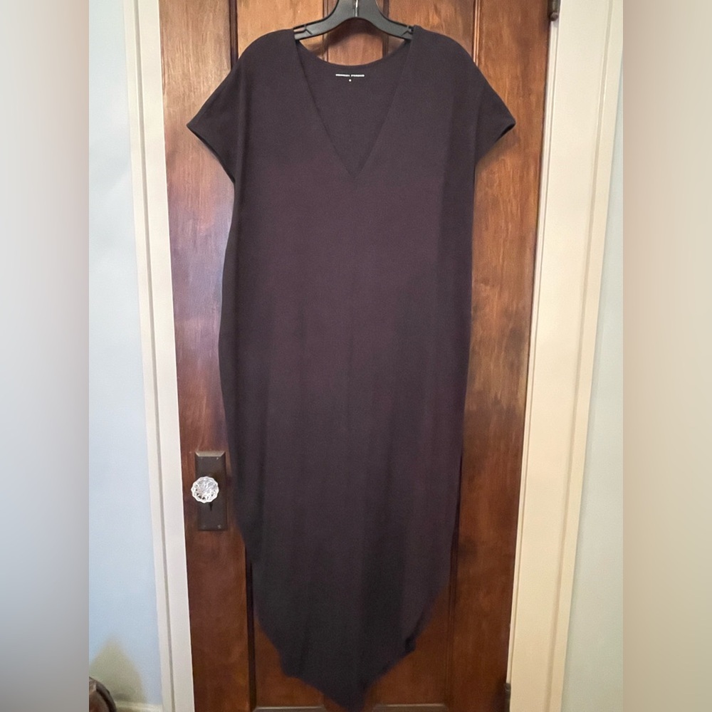 Universal Standard Geneva Dress Black 18-20 Short Sleeve V-Neck Medium EUC